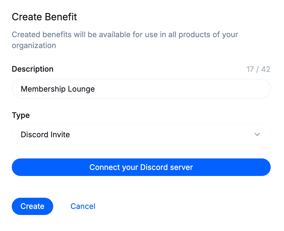 Discord Benefit - Connect Server